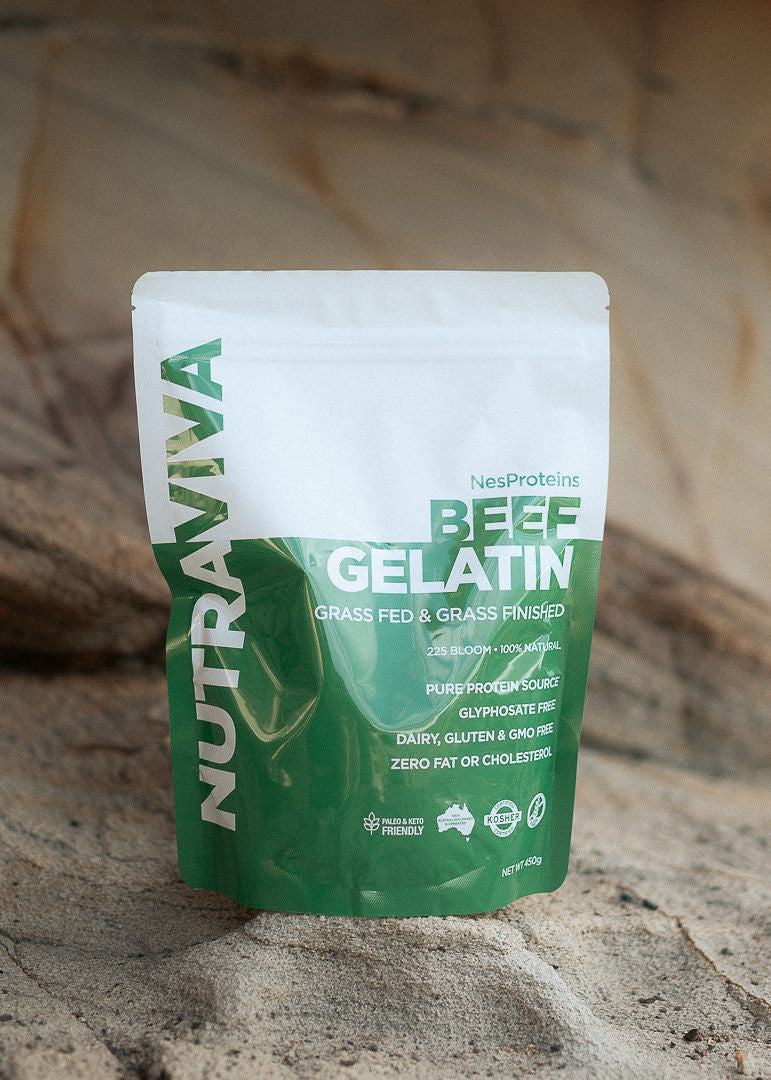 Grass-fed & Finished Beef Gelatin 450g