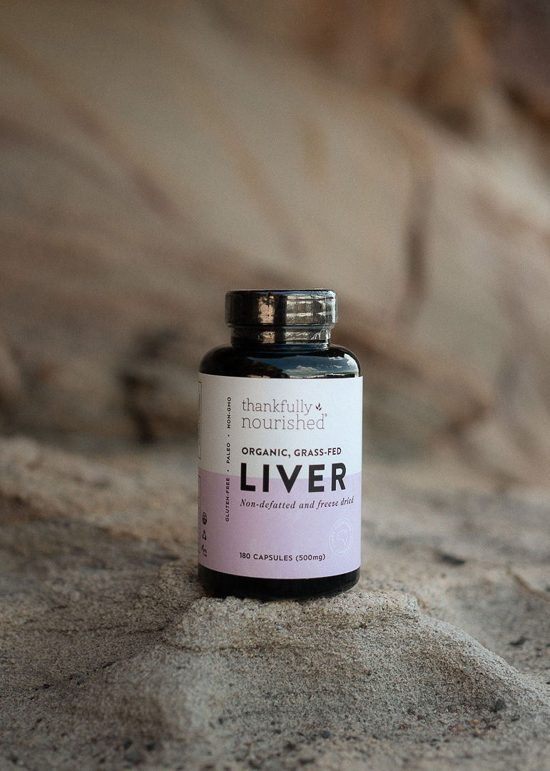 Organic Beef Liver Capsules (180 Capsules)