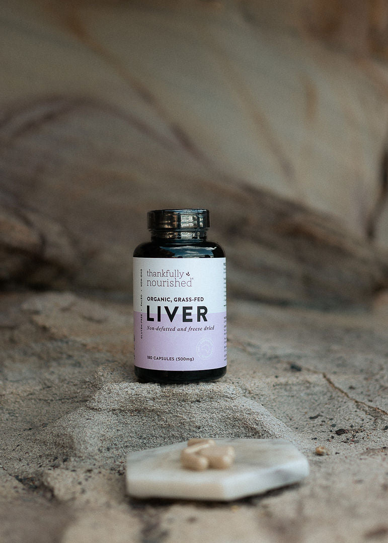 Organic Beef Liver Capsules (180 Capsules)